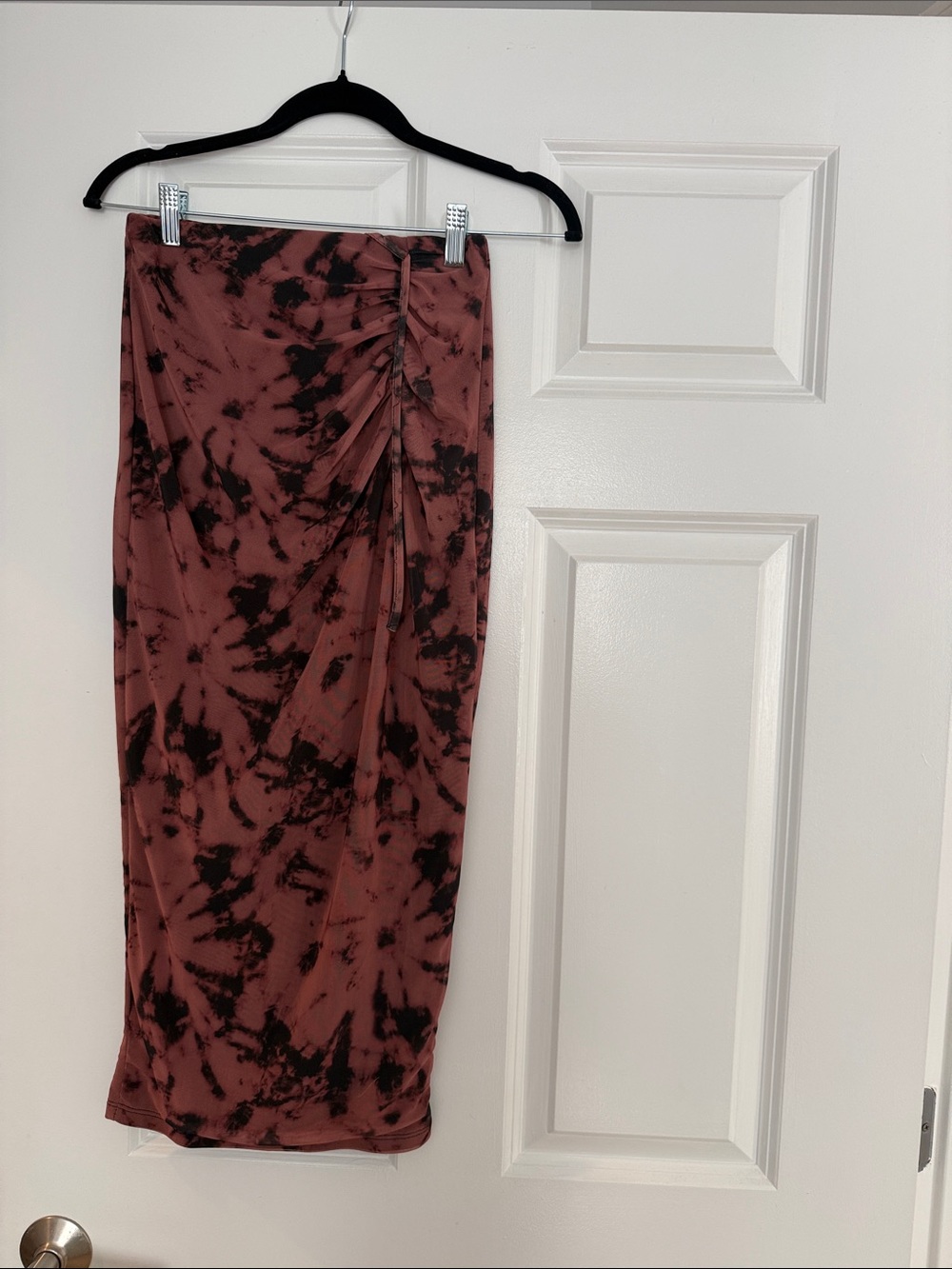 ASOS tie dye midi skirt